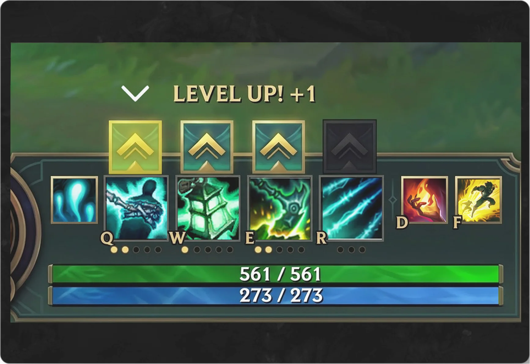 See our recommended skill order without needing to tab out.